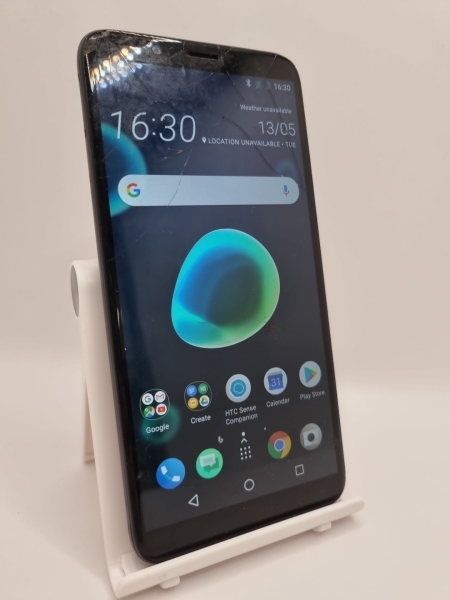 HTC Desire 12 Plus schwarz entsperrt Dual Sim 32GB 6,0″ Android Smartphone gesprungen