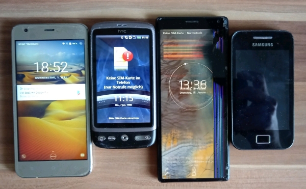 Smartphone Handy Blackview SONY HTC