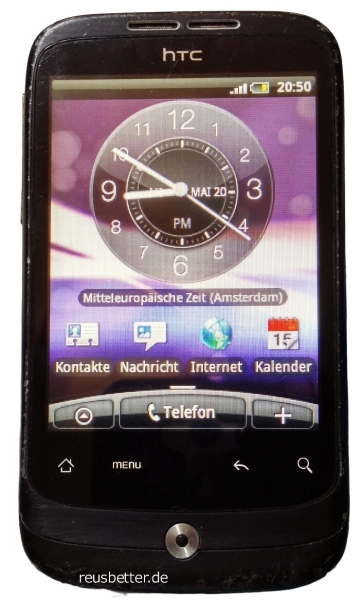 HTC Wildfire A3333 Smartphone – 5MP – Android 2.1 – 3.2 Zoll