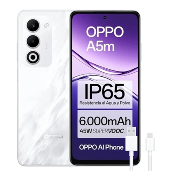 Smartphone Oppo 631010001241 Octa Core 8 GB RAM 256 GB Weiß 6,67″ 6,56″
