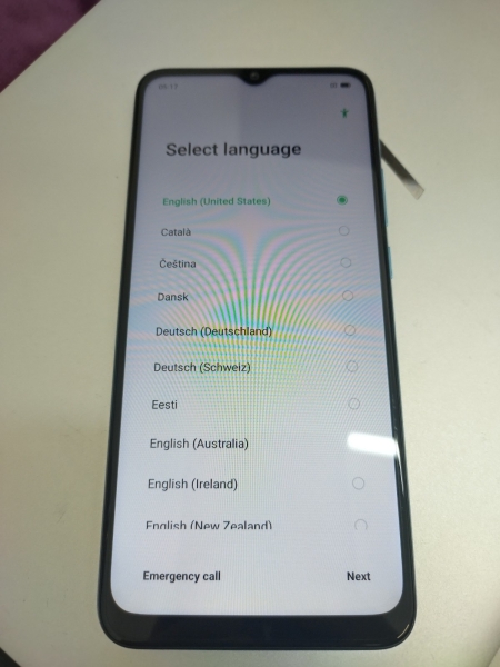 Oppo A15 32GB hellblau Dual Sim 6,5″ Sim frei Android 10 entsperrt Smartphone