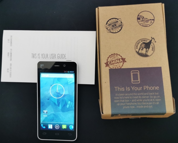 Smartphone Fairphone First Edition, Dual SIM, technisch einwadfrei