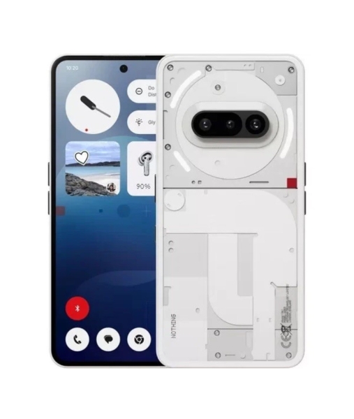 Nothing Phone (3a) 6,77″ Smartphone entsperrt 8GB Ram 256GB 120Hz weiß.