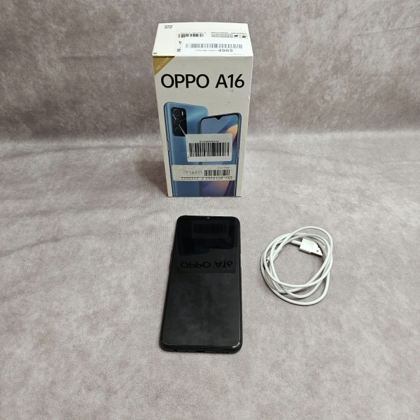 Oppo A16 Smartphone 3GB 32GB Crystal Black entsperrt UK Version AI Triple Kamera