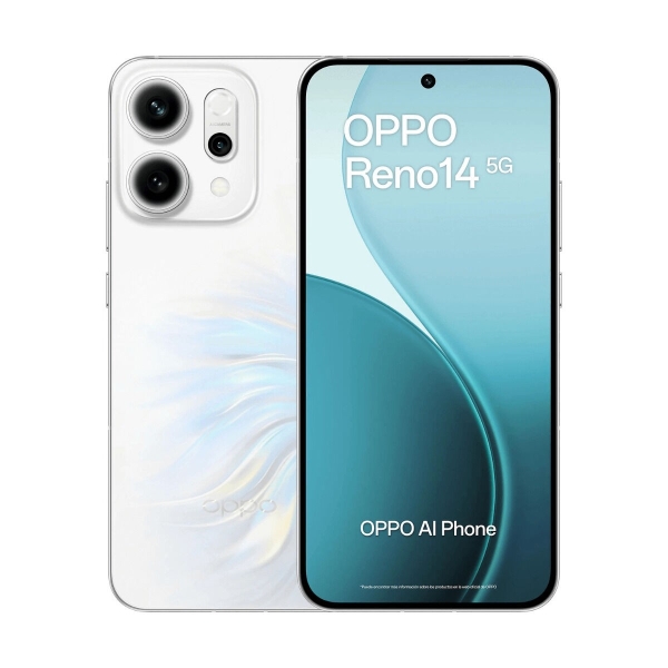 Smartphone Oppo Reno14 5G 6,59″ Octa Core 12 GB RAM 512 GB Weiß