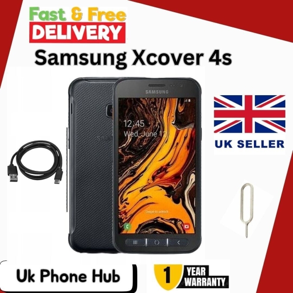 Samsung Galaxy Xcover 4s schwarz 32GB/3GB DualSIM 4G NFC entsperren Android Smartphone