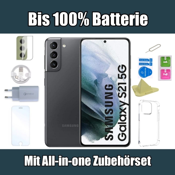 Samsung Galaxy S21 – 128 256 GB – Smartphone 5G – DUAL – Phantom Grau Grey