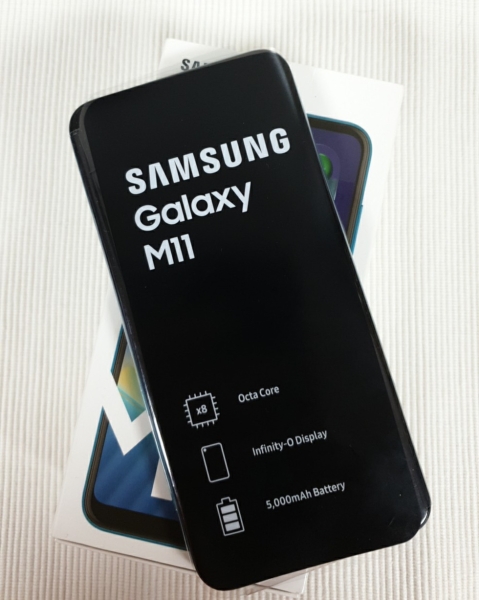 Samsung Galaxy M11 32GB Dual Sim Metallic Blue Android (entsperrt) Smartphone