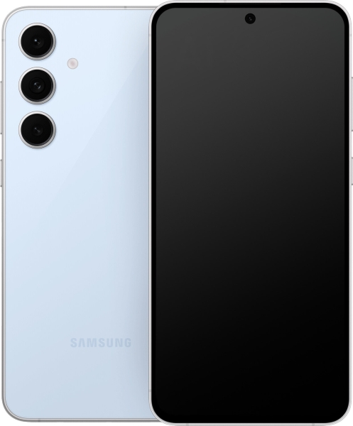 Samsung Galaxy S24 FE 5G Dual-SIM 128 GB blau Smartphone Handy Ohne Vertrag