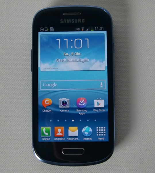 Handy/Smartphone für Kinder: Samsung Galaxy S III S3 mini „GT-I8200N“ – 8GB