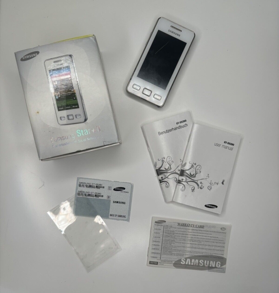 Handy Samsung Star II 2 GT S5260 Weiß Smartphone mit OVP