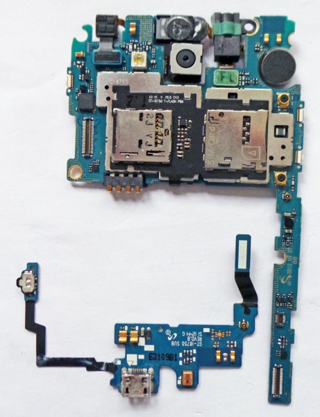 Samsung Ativ S GT-I8750 16GB Smartphone Logic und Power Board mit Komponenten