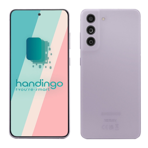 Samsung Galaxy S21 FE 5G 128 GB Lavender Dual Sim Smartphone Gut Gebraucht