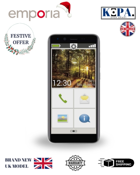 emporiaSMART.3mini schwarz/silber 16GB 4G entsperrt SIM-frei Smartphone