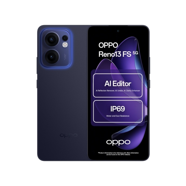 Oppo Reno13 FS 5G 12GB RAM 512GB Speicher – Luminous Blue Amoled Smartphone