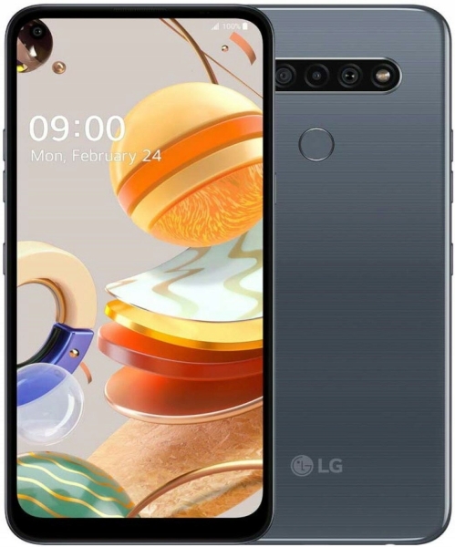 Smartphone LG K61 Q630EAW Grau ohne Simlock | Helle Flecken (Display)