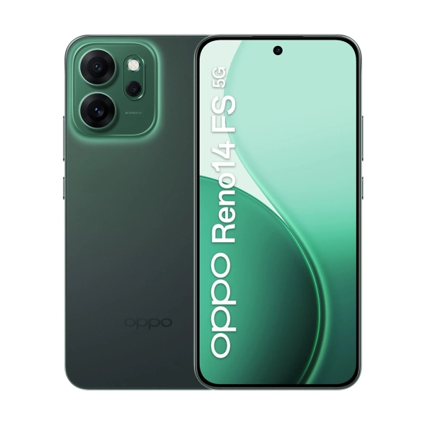 Handy Smartphone OPPO Reno 14FS 5G 6,57″ 12+512GB Luminous Green