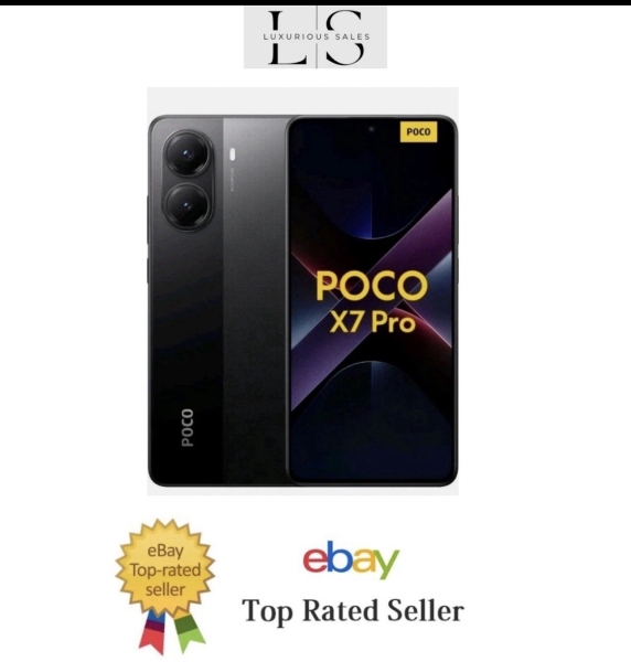 Xiaomi Poco X7 Pro 5G schwarz 8GB+256GB entsperrt Dual Sim Smartphone UK Version