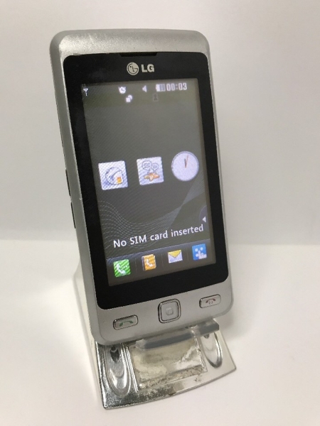 LG KP501 Cookie – Silber Handy Smartphone Defekt Ersatzteile oder Reparaturen