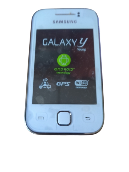 Vintage Smartphone Samsung Galaxy Y – Android 2.3 – Kultgerät – Weiß