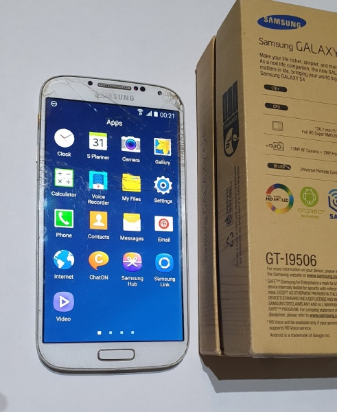 Samsung  Galaxy S4 GT-I9506 – 16GB – White Frost (T-Mobile) Smartphone