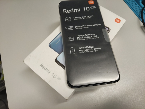 Xiaomi Redmi 10 (2022) – Smartphone 128GB, 4GB RAM. Neu nie benutzt.