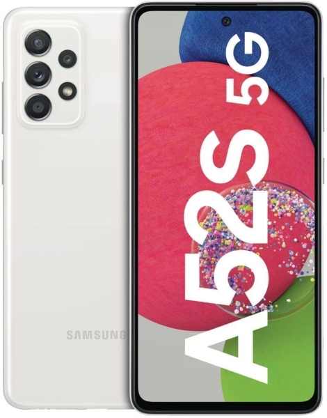 SAMSUNG Galaxy A52s 5G 128GB Weiß – Sehr Gut – Smartphone