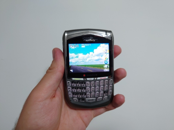 BlackBerry Electron 8700v ENT grau (entsperrt) Smartphone QWERTZ Handy