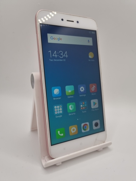 Xiaomi Redmi Note 5A pink entsperrt 16GB 5,5″ 13MP Android Smartphone gesprungen