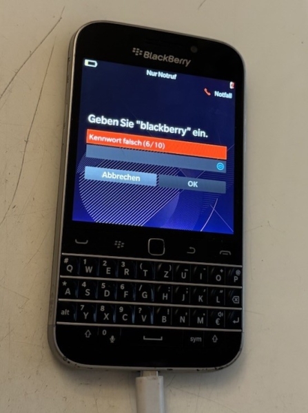 BlackBerry Classic SQC100-1  16 GB Defekt, Teile Spender, Platine Display Etc Ok