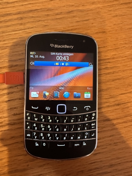 BlackBerry  Bold 9900 – Schwarz (Ohne Simlock) Smartphone