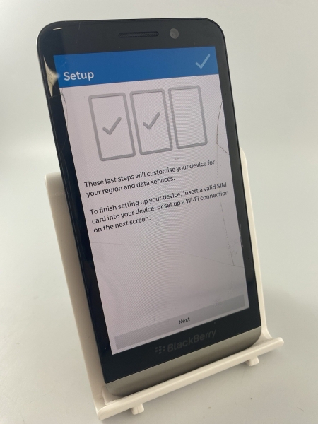 BlackBerry Z30 schwarz Vodafone 16GB 5,0″Touchscreen Smartphone gesprungen unvollständig