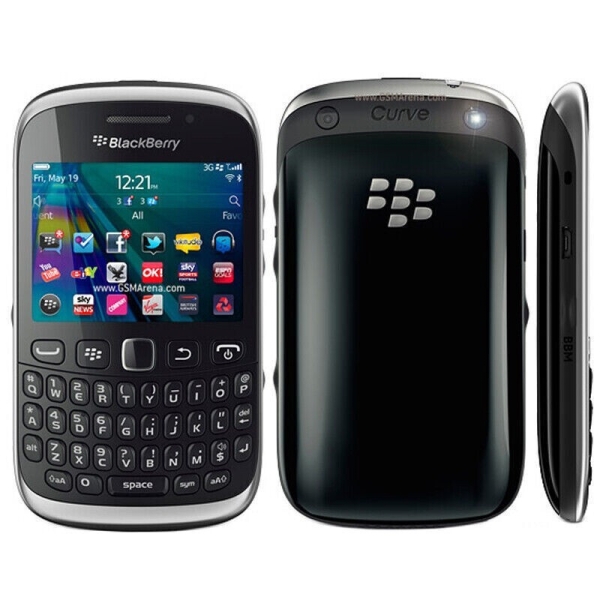 Original Unlocked BlackBerry Curve 9320 Black GSM 3G GPS QWERTY Smartphone