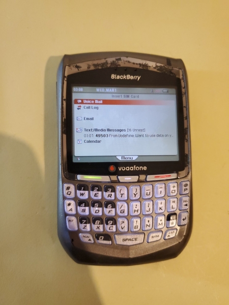 BlackBerry Electron 8700v Smartphone (entsperrt) B13 – Silber