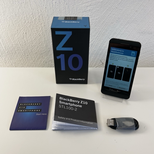 BlackBerry Z10 (STL100-2) Smartphone in Schwarz (Wie Neu und ohne Simlock)