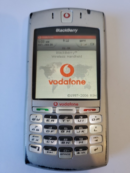 BlackBerry 7100v Smartphone (entsperrt) – Silber