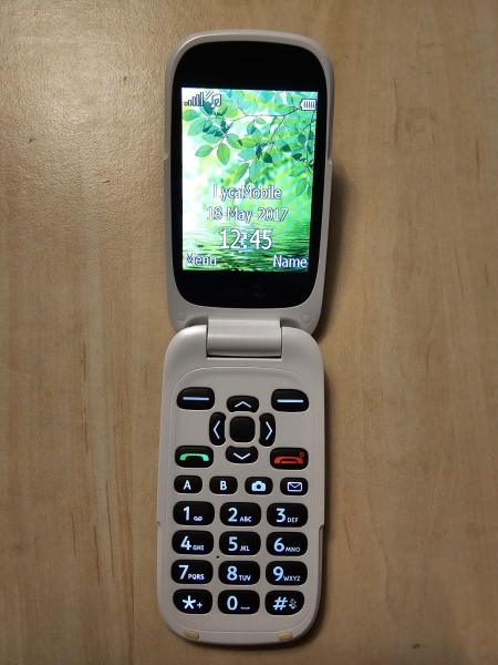 Doro PhoneEasy 6520 grau entsperrt Smartphone