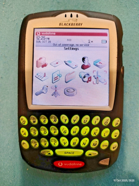 BlackBerry 7730 entsperrt schwarz