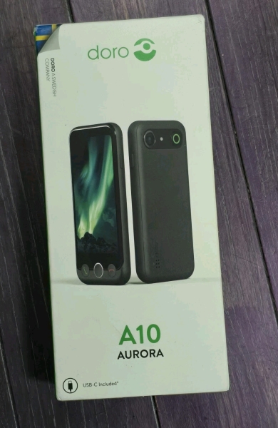 Doro Aurora A10 EE 64GB Black Graphite Senioren Smartphone Modell DSB-0550 NEU