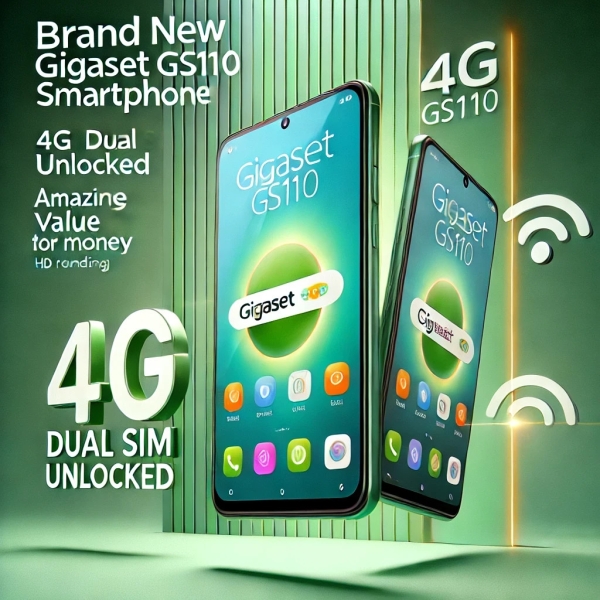 Gigaset Smartphone GS110 Handy grün 16GB Speicher 1GB RAM Technik Geschenk