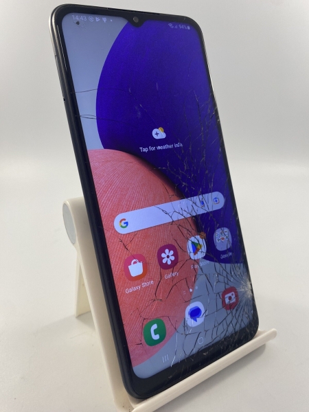 Samsung Galaxy A22 5G schwarz entsperrt 6,6″ 64GB 48MP Android Smartphone Riss