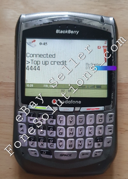 BlackBerry 8700v Smartphone Mobilfunknetz Sim entsperrt 8700 QWERTZ Farbdisplay