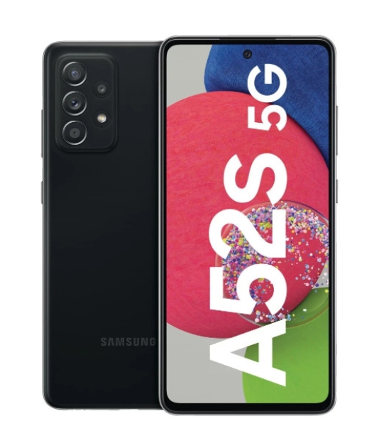 Samsung Galaxy A52s 5G 128GB A528B/DS Schwarz Android Smartphone Sehr Gut