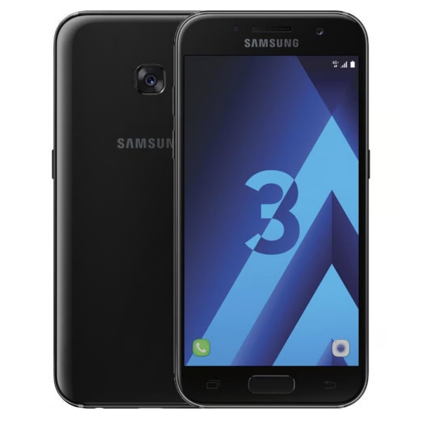 Samsung Galaxy A3 (2017) (entsperrt) A320FL – schwarz 16GB Android Smartphone