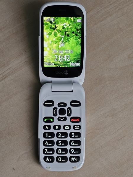 Doro PhoneEasy 6520 grau entsperrt Smartphone