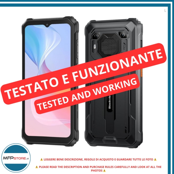 Smartphone Blackview BV6200 Rugged 11000mAh 8+16GB 256GB – Schwarz