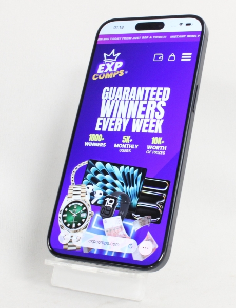 Apple iPhone 15 Pro Max 256GB Smartphone – Blau Titan – BH 89% (B)