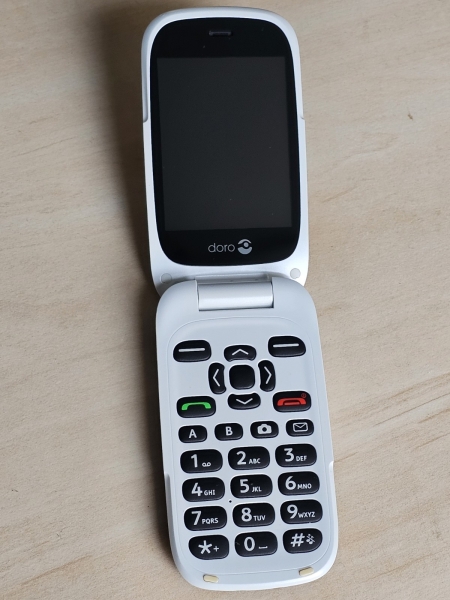 Doro PhoneEasy 6520 gold/grau Tesco Handy Smartphone