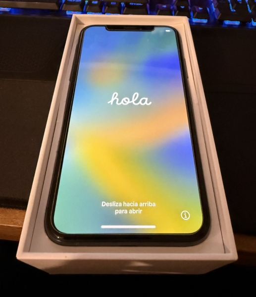 Apple iPhone X | 64GB Space Grau | Entsperrt Smartphone | Gesprungenes Rückglas |
