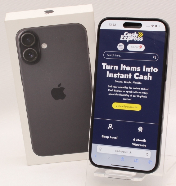 Apple iPhone 16 Plus 128GB Smartphone – Originalverpackt (B+)